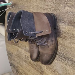 Used Bullboxer Bull Boxer Mens Boots Brown Leather 8